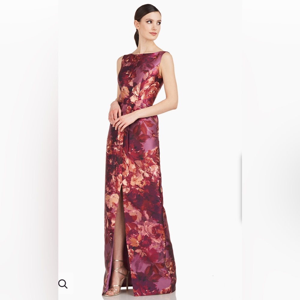 NWT Kay Unger Marlowe Column Gown sz 4